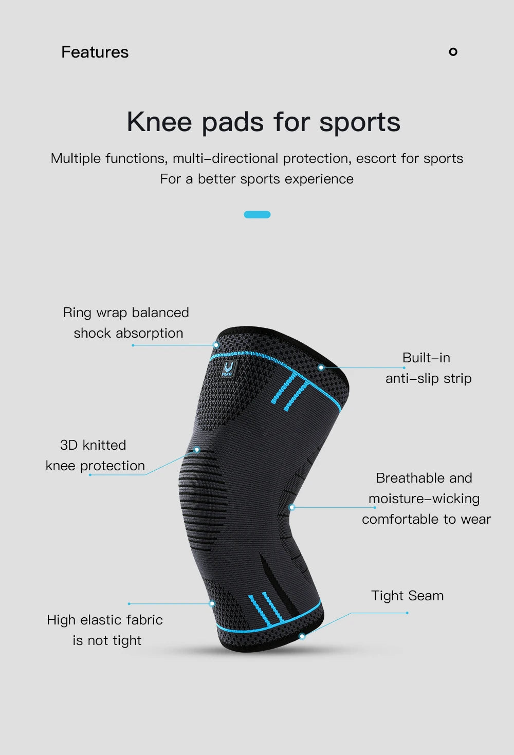 Cycling Protective Knee Pad – Sports Safety & Impact
