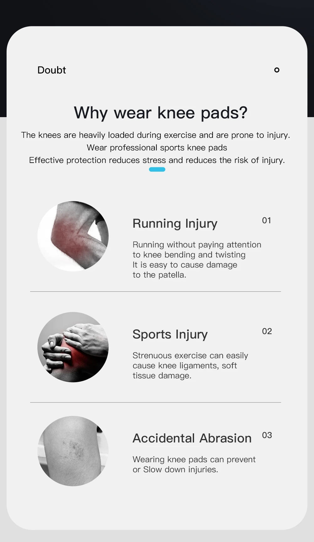 Cycling Protective Knee Pad – Sports Safety & Impact