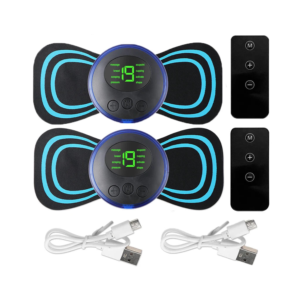 Mini Portable EMS Neck Massager – Electric Neck Stretcher for Cervical Muscle Relief & Shoulder Relaxation