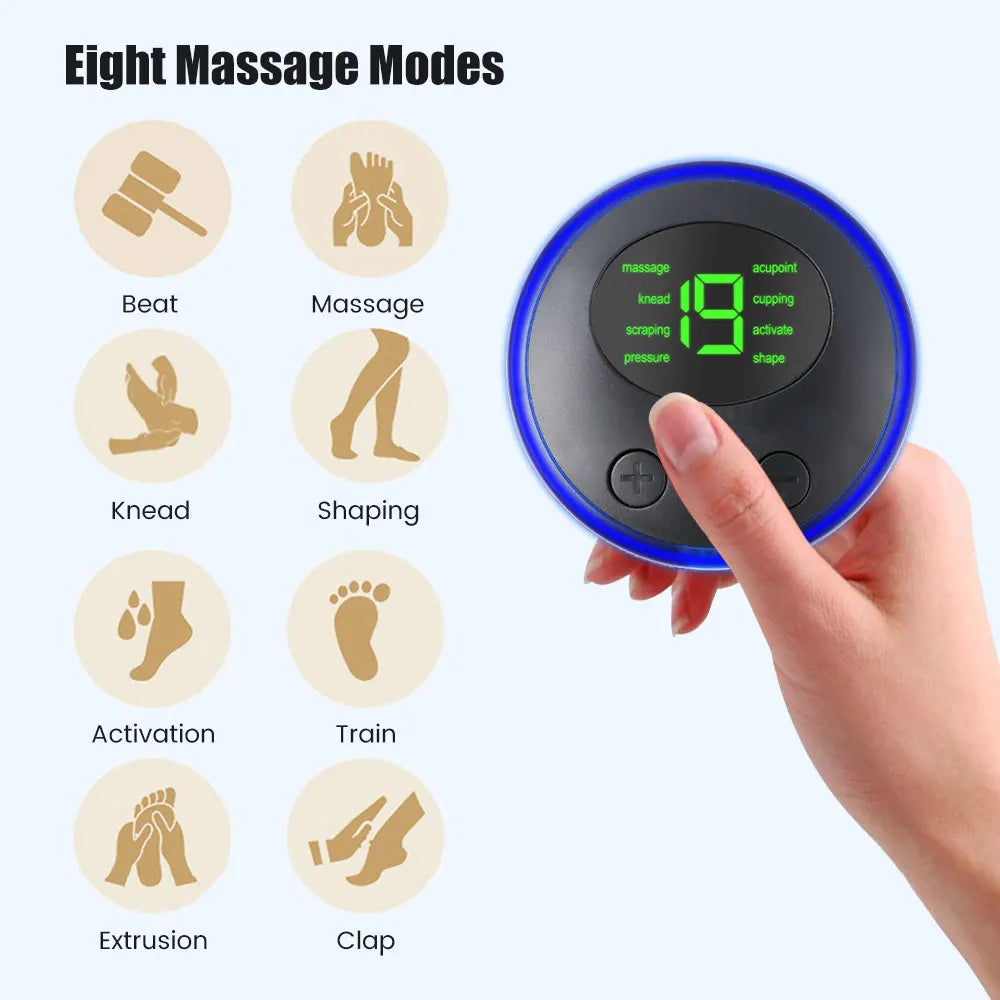 Mini Portable EMS Neck Massager – Electric Neck Stretcher for Cervical Muscle Relief & Shoulder Relaxation