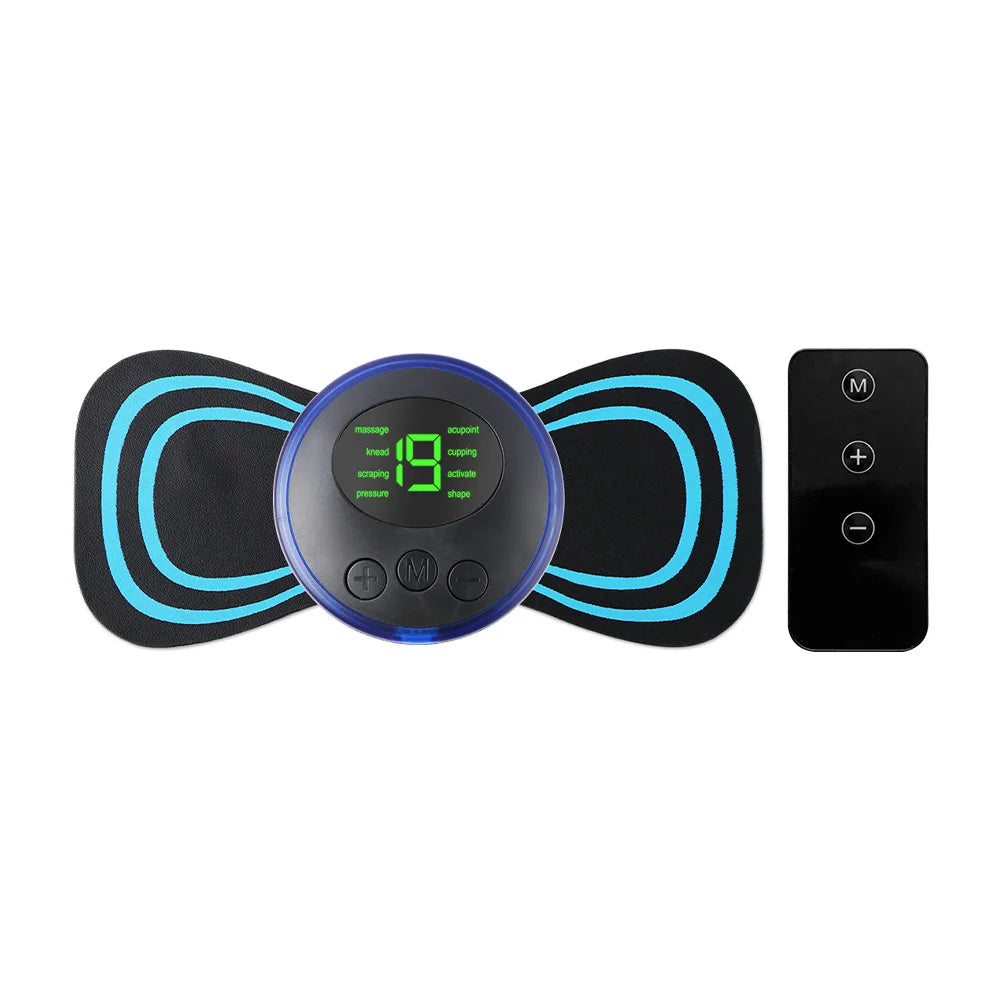 Mini Portable EMS Neck Massager – Electric Neck Stretcher for Cervical Muscle Relief & Shoulder Relaxation