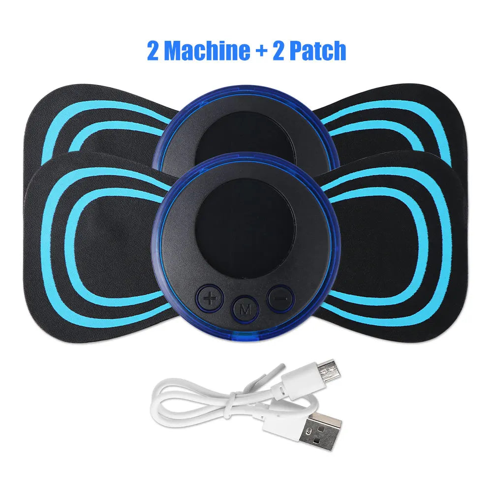 Mini Portable EMS Neck Massager – Electric Neck Stretcher for Cervical Muscle Relief & Shoulder Relaxation