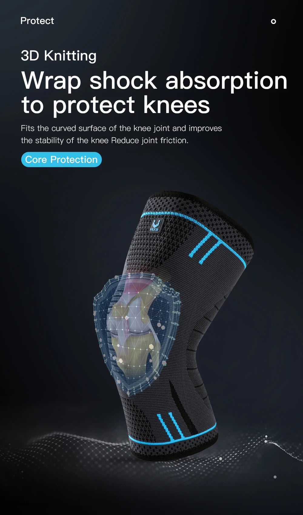 Cycling Protective Knee Pad – Sports Safety & Impact