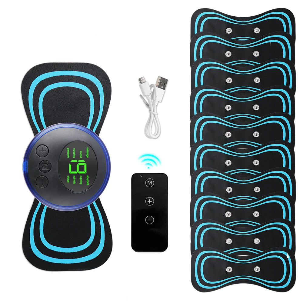 Mini Portable EMS Neck Massager – Electric Neck Stretcher for Cervical Muscle Relief & Shoulder Relaxation