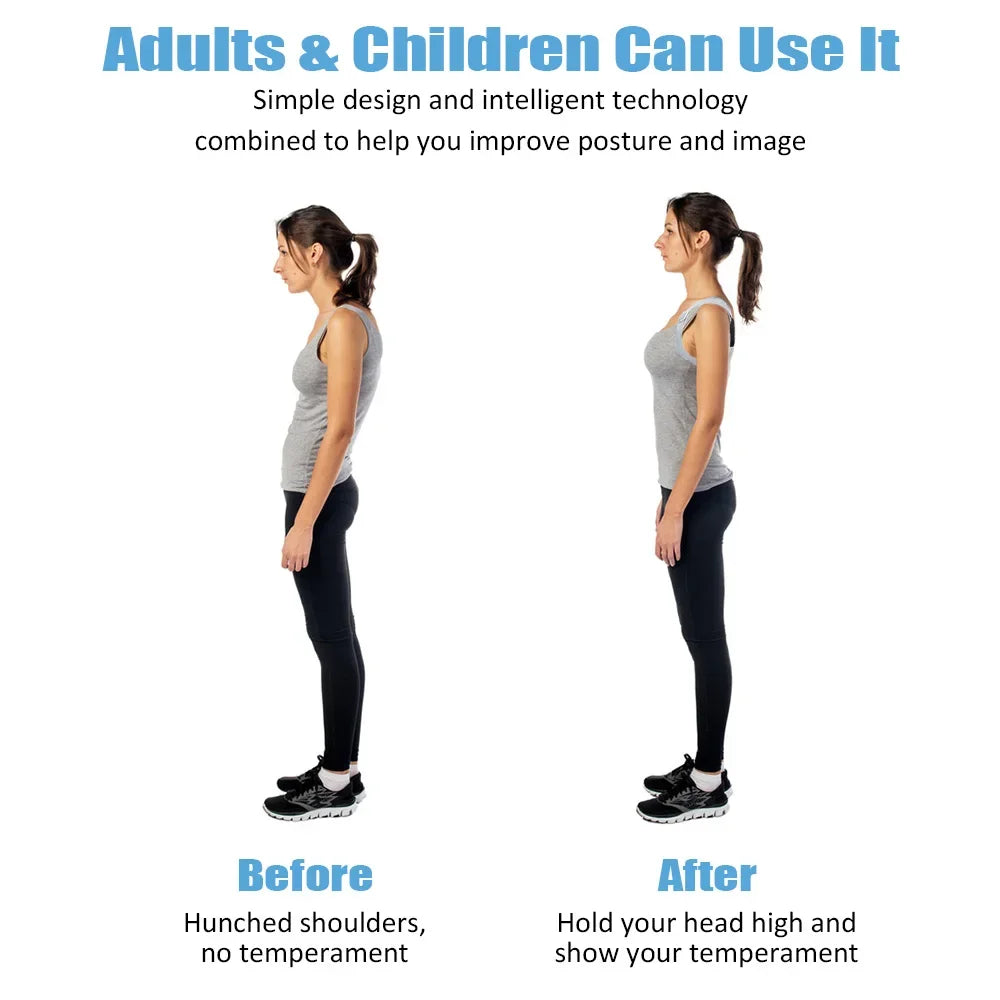 Smart Posture Corrector – Neck & Back Support
