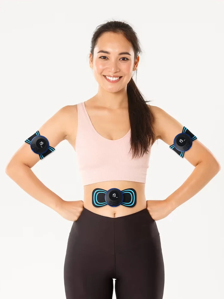 Mini Portable EMS Neck Massager – Electric Neck Stretcher for Cervical Muscle Relief & Shoulder Relaxation