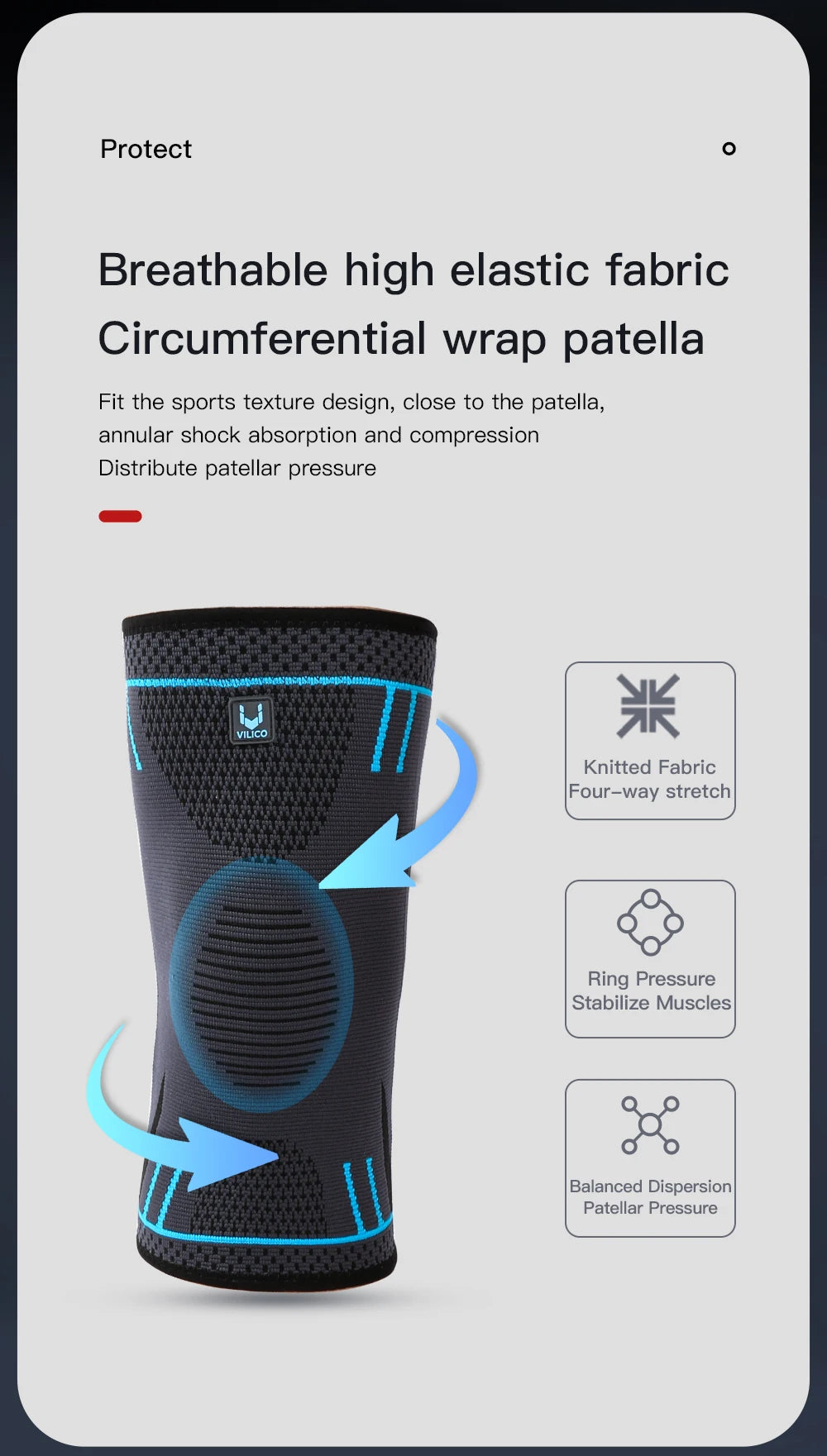 Cycling Protective Knee Pad – Sports Safety & Impact
